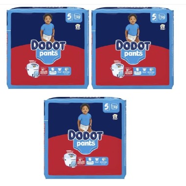 Pañales Dodot Pants Talla 4. Pack Ahorro 3 x 33【 OFERTA 】