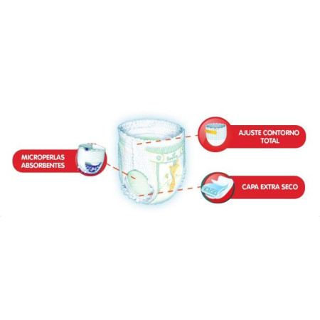 Pañales Dodot Pants T4 (34 Uds).  Dodot