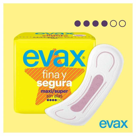 Compresa Evax Maxi sin alas (13 Uds.)