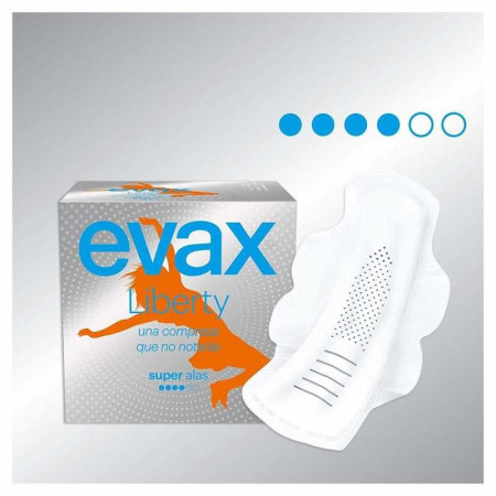 Compresa Evax Liberty normal con alas (12 Uds.)