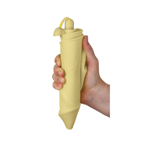 Cubo de Silicona Amarillo.  Scrunch