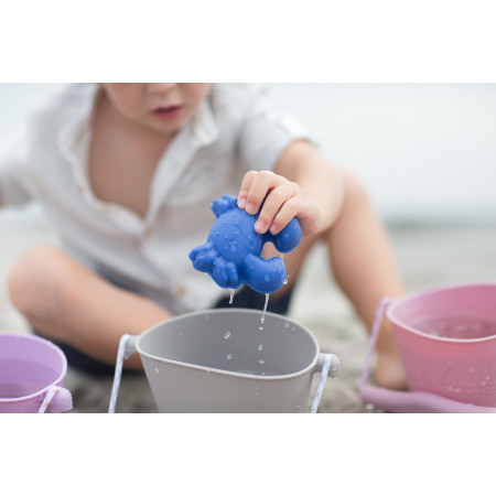 Cubo de Silicona Amarillo.  Scrunch