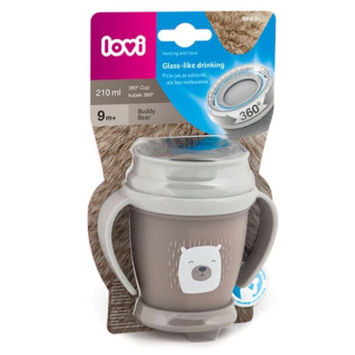 Taza 360º “Buddy Bear”, 210 ml.  Lovi