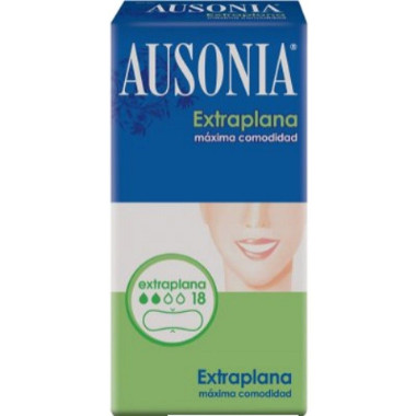 Compresa Ausonia Extraplana Normal Paquete 18 Uds.