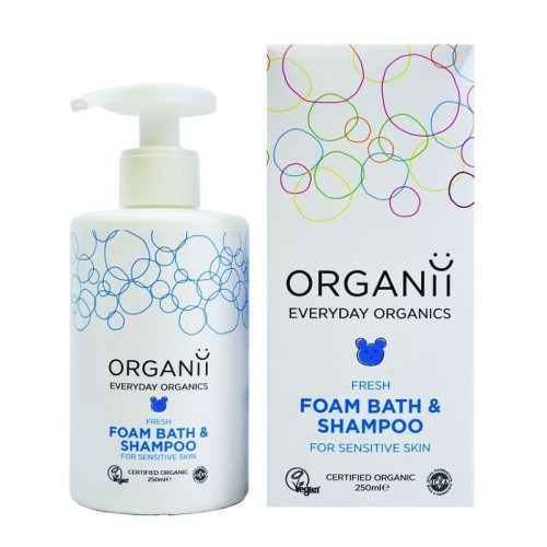 Gel de baño y champú para bebés 250ml - Organii