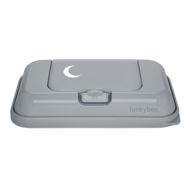 Caja Dispensadora de Toallitas Viaje Gris.  Funkybox