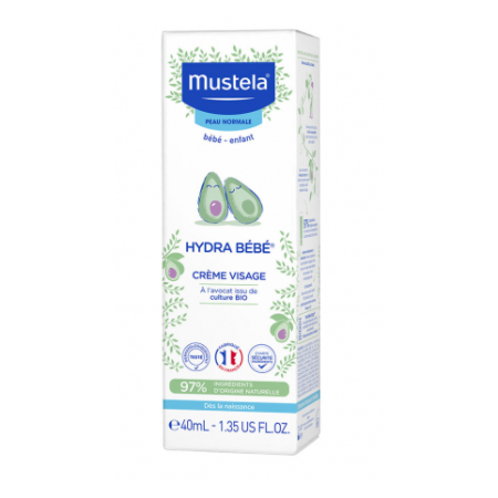 Crema Hidratante Cara Hydra Bebé. Mustela