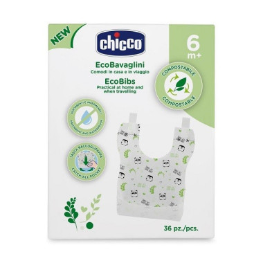 Baberos Monouso Biodegradables 36 uds. Chicco