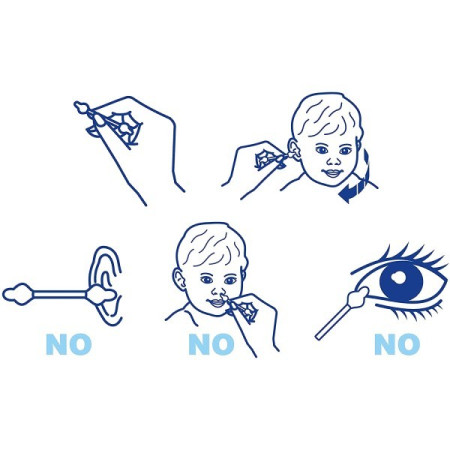 Bastoncillos Oídos seguridad 60 uds. Chicco