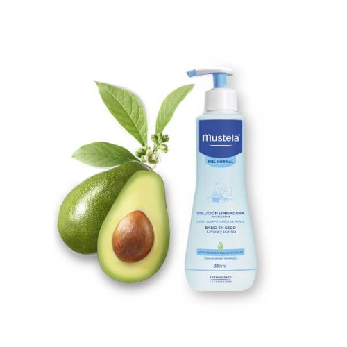 Agua Limpiadora sin aclarado 300 ml.  Mustela