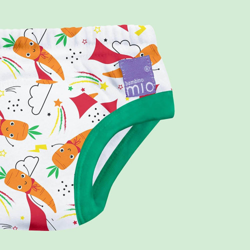 Pañal de Aprendizaje +3 años "Capitán Zanahoria".  Bambino Mio