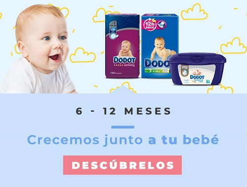 Productos Dodot de 6 a 12 meses